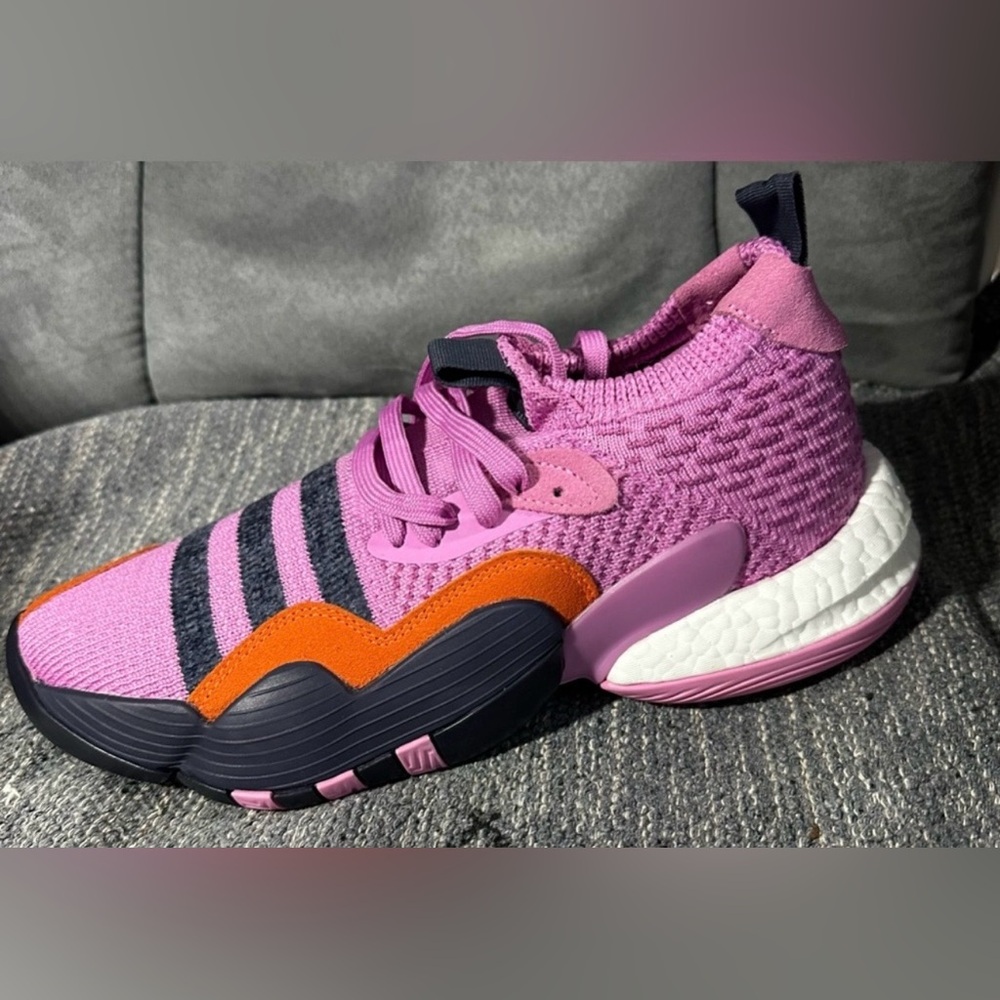 🏀 Adidas Trae Young 2 Basketball Shoes Men’s Size 9 Pink Purple Orange NWOB